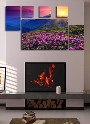 Split canvas prints - Wall 9